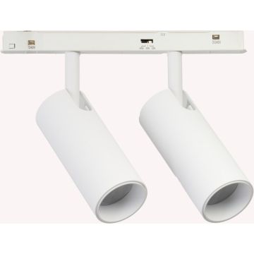 Azzardo ALFA NIKO Magnetic AZ6514 Proiector de șină 2x14W/LED 3000 / 4000 / 6000k IP20