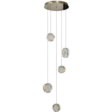 Azzardo EUFORIA PENDANT AZ6738 Lampă cu pendul 5x30W/LED 3000k IP20
