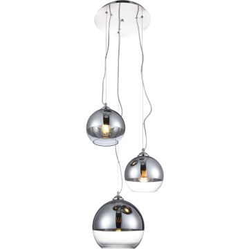 AZzardo SILVER BALL AZ4750 Lampă cu pendul 3x40W/E27