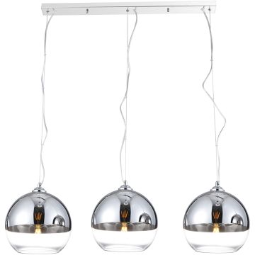 AZzardo SILVER BALL AZ4751 Lampă cu pendul 3x40W/E27