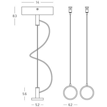Zambelis BASE 25105-1 Element de montare IP20