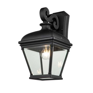 Elstead Lighting Bayview BAYVIEW-2L-BK Aplique de perete 1x60W/E27 IP44