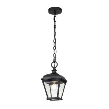 Elstead Lighting Bayview BAYVIEW-8M-BK Lampă cu pendul 1x60W/E27 IP44