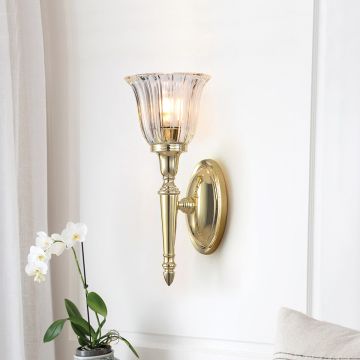 Elstead Lighting DRYDEN BATH-DRYDEN1-PB Aplique de perete 1x40W/G9 IP44