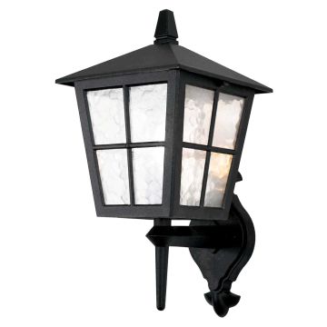 Elstead Lighting CANTERBURY BL46M-BLACK Aplique de perete 1x60W/E27 IP43