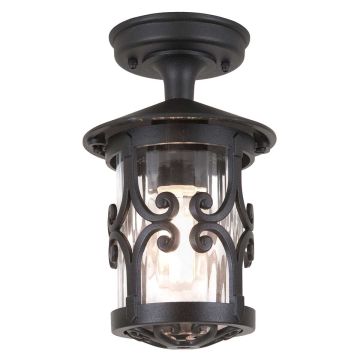 Elstead Lighting HEREFORD BL13A-BLACK Lustră de tavan 1x60W/E27 IP23