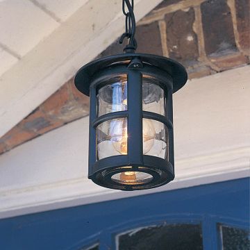 Elstead Lighting HEREFORD BL21B-BLACK Lampă cu pendul 1x60W/E27 IP43