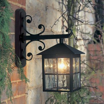 Elstead Lighting WINCHESTER BL19-BLACK Aplique de perete 1x60W/E27 IP43