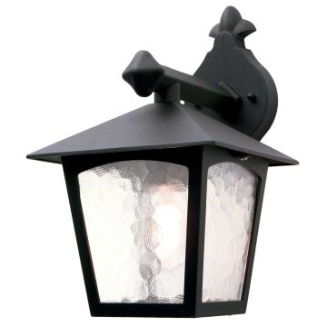 Elstead Lighting YORK BL2-BLACK Aplique de perete 1x60W/E27 IP43