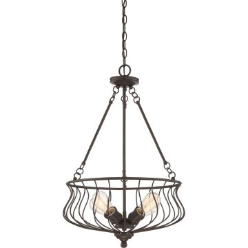 Quoizel BARONESS QZS-BNS2818WT Lampă cu pendul 4x60W/E27