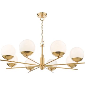 Dar Lighting Bombazine BOM0835 Candelabru 8x40w/e14