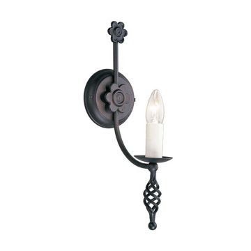 Elstead Lighting BELFRY BY1-BLACK Aplique de perete 1x60W/E14
