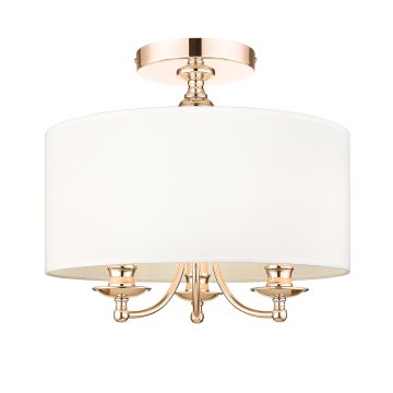 Cosmolight ABU DHABI C03480AU-WH Lampă de tavan 3x40w/E14 IP20