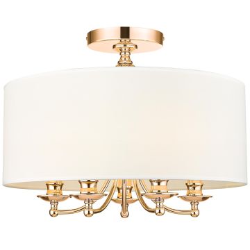 Cosmolight ABU DHABI C05442AU-WH Lampă de tavan 5x40W/E14