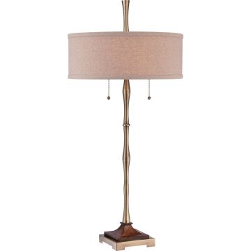 Quoizel HICKMAN QZS-CKHM1879T Lampă de masă 2x60W/E27