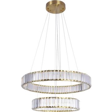 Polux CRISTALIA 338266 lampa wisząca 43W/LED 6400lm 4000K IP20