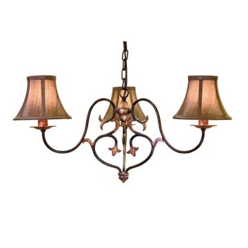 Elstead Lighting CONISTON CN3-BUR-GOLD Candelabru 3x60W/E14