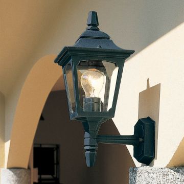 Elstead Lighting CHAPEL CPM1-BLACK Aplique de perete 1x60W/E27 IP44
