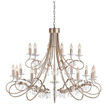 Elstead Lighting CHRISTINA CRT18-SIL-GOLD Candelabru 18x60W/E14