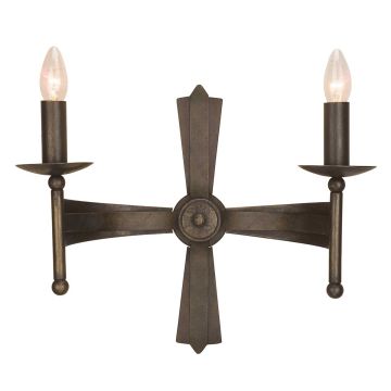 Elstead Lighting CROMWELL CW2-OLD-BRZ Aplique de perete 2x60W/E14