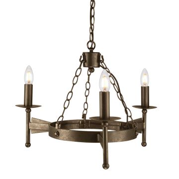 Elstead Lighting CROMWELL CW3-OLD-BRZ Candelabru 3x60W/E14