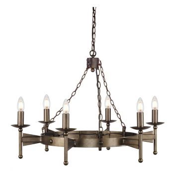 Elstead Lighting CROMWELL CW6-OLD-BRZ Candelabru 6x60W/E14