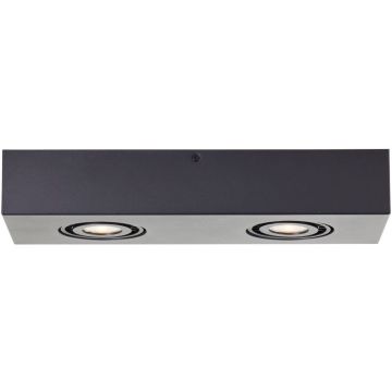 Brilliant Doro G99721/76 Lampă de tavan 2x4,5w/gu10 3000k 345lm IP20