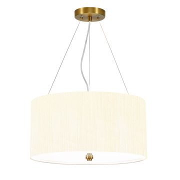 Designer’s Lightbox Pearce DL-PEARCE18-3LT-IV-AB Lampă cu pendul 3x60W/E27