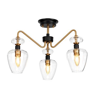 Elstead Lighting ARMAND DL-ARMAND-SF3-AB Lampă de tavan 3x40W/E14