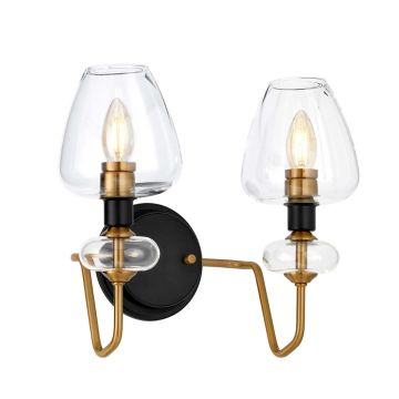 Elstead Lighting ARMAND DL-ARMAND2-AB Aplique de perete 2x40W/E14
