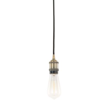 Italux CLASSO DS-M-034 ANTIQUE BRASS Lampă cu pendul 1x60W/E27 IP20