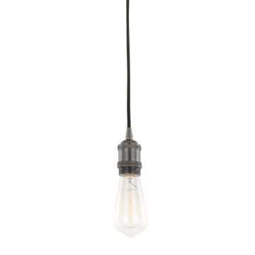 Italux CLASSO DS-M-034 MATT BLACK Lampă cu pendul 1x60W/E27 IP20