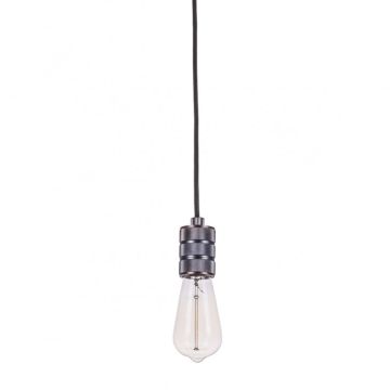 Italux MILLENIA DS-M-010-03 MATT BLACK Lampă cu pendul 1x60W/E27 IP20