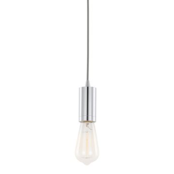 Italux MODERNA DS-M-038 CHROME Lampă cu pendul 1x60W/E27 IP20