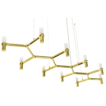 King Home ATOMIC LONG DW-d1005-10C.GOLD Lampă cu pendul 10x10W/G9 IP20