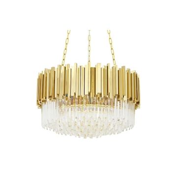 King Home IMPERIAL GOLD DW-D5688S.GOLD Lampă cu pendul 12x40W/E14 IP20