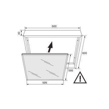 Eko Light LED PANEL EKP9131 Set de montare IP20