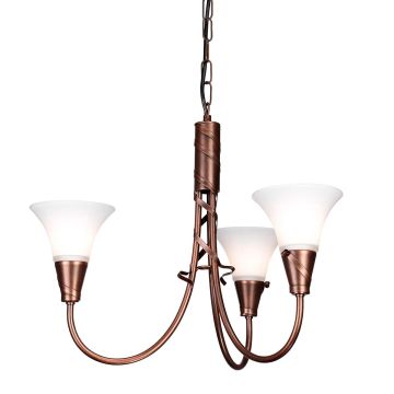 Elstead Lighting EMILY EM3-COPPER Candelabru 3x60W/E14