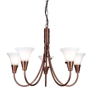 Elstead Lighting EMILY EM5-COPPER Candelabru 5x60W/E14