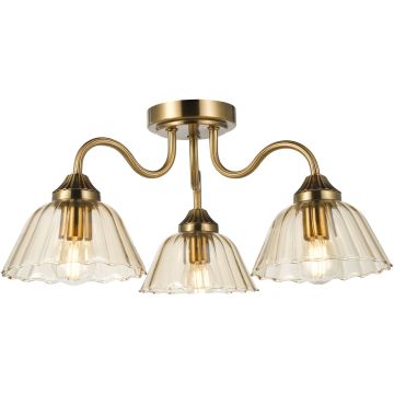 Dar Lighting Erika ERI5363 Lampă de tavan 3x40w/E14