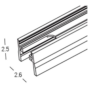 Zambelis 48V LIGHTING SYSTEM E385 Șină de iluminat IP65