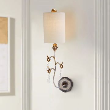 Flambeau TIVOLI SILVER FB-TIVOLI-W1-SV Aplique de perete 1x60W/E27