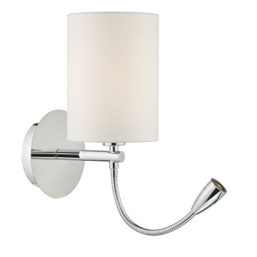 Dar Lighting FETA FET0750 Braț pentru aplique de perete 1x60W/E27+1x1W/LED IP20