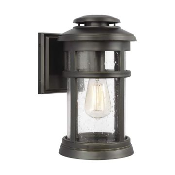 Elstead Lighting NEWPORT FE-NEWPORT-M-ANBZ Aplique de perete 1x60W/E27 IP44