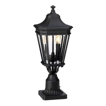 Feiss COTSWOLD LANE FE-COTSLN3-M-BK Lampă de podea 2x60W/E14 IP44