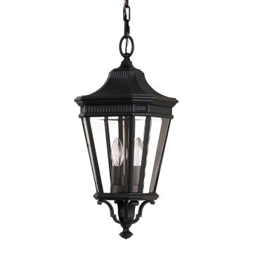 Feiss COTSWOLD LANE FE-COTSLN8-M-BK Lampă cu pendul 2x60W/E14 IP23