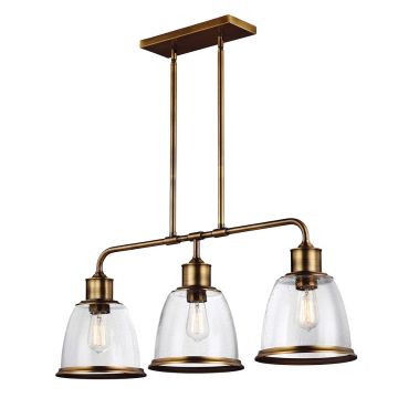 Feiss HOBSON FE-HOBSON-3P-AB Lampă cu pendul 3x75W/E27