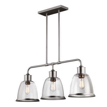 Feiss HOBSON FE-HOBSON-3P-SN Lampă cu pendul 3x75W/E27