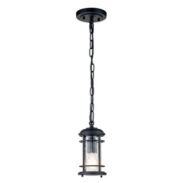 Feiss Lighthouse FE-LIGHTHOUSE8-S-BLK Lampă cu pendul 1x60W/E27 IP44