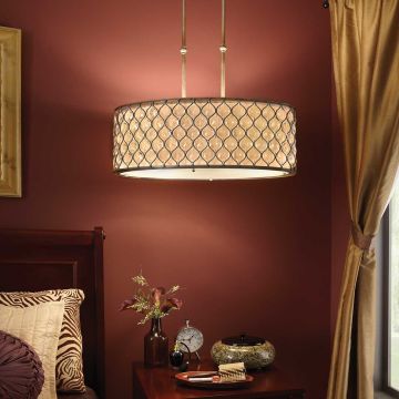 Feiss LUCIA FE-LUCIA-P-A Lampă cu pendul 3x60W/E27